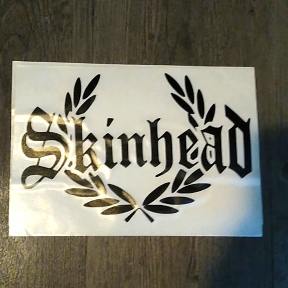 COPY - Skinhead Decal 7x5